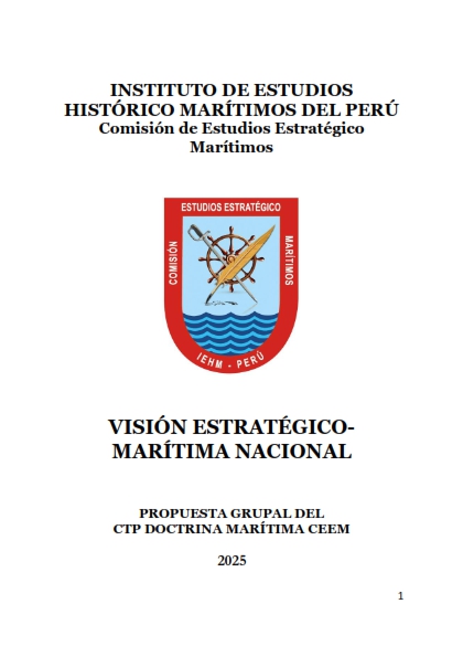 VISIÓN ESTRATÉGICO MARÍTIMA NACIONAL